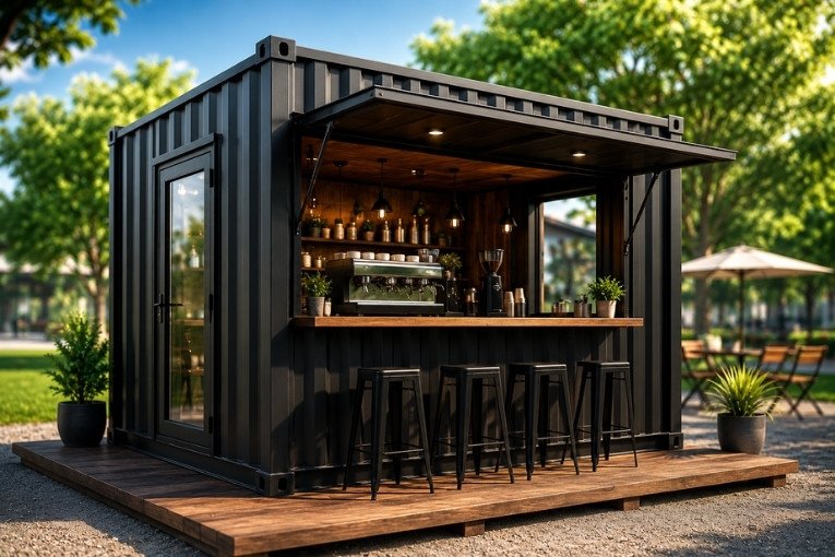 container cafe