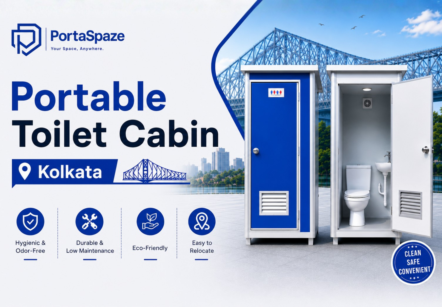Portable Toilet-Cabins in Kolkata