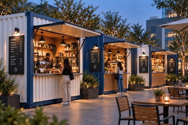 Portable Food Kiosk Manufacturer Kolkata