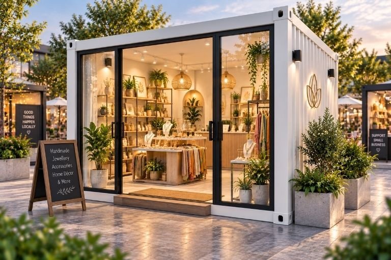 Prefabricated Retail Shop Container