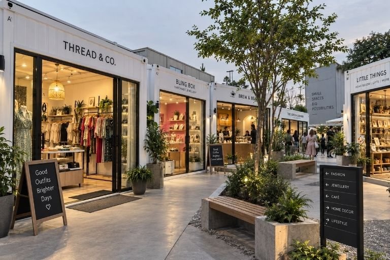 Prefabricated Retail Shop Container