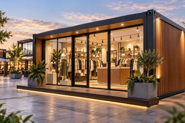 Prefabricated Retail Shop Container